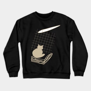 back to school for cat lovers Crewneck Sweatshirt